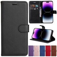 Wallet Flip Case for iPhone Series Leather Stand Cover Shell